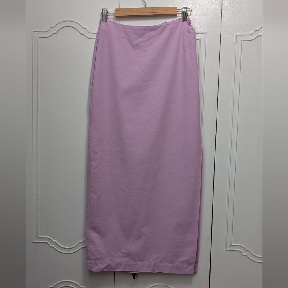 Future Collection Lavander  Midi Pencil Skirt for Cocktail Events